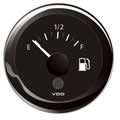 VDO ViewLine Fuel Level 240-33 Ohm Black 52mm gauge